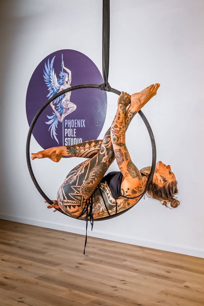Cours de cerceau aérien à Chambéry — Phoenix Pole Studio